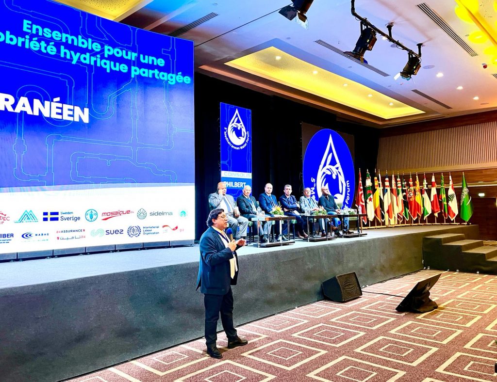 Juanma Revuelta at the Mediterranean Water Forum